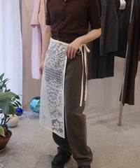 charrita "Mandil con encaje" apron skirt