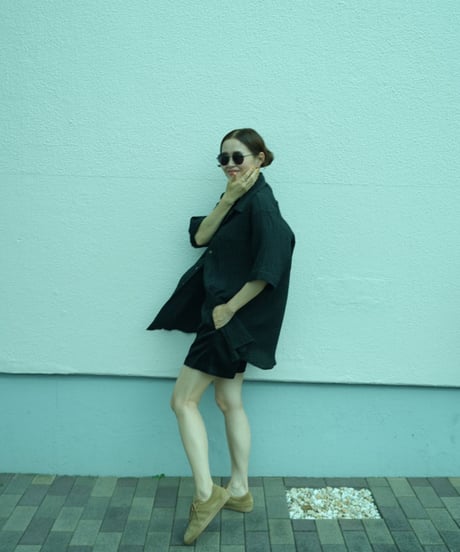 TOO shirt "AME" black