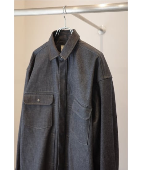 JUN MIKAMI "DENIM L/SH"  black