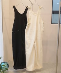 pelleq "denim dungarees" natural / black