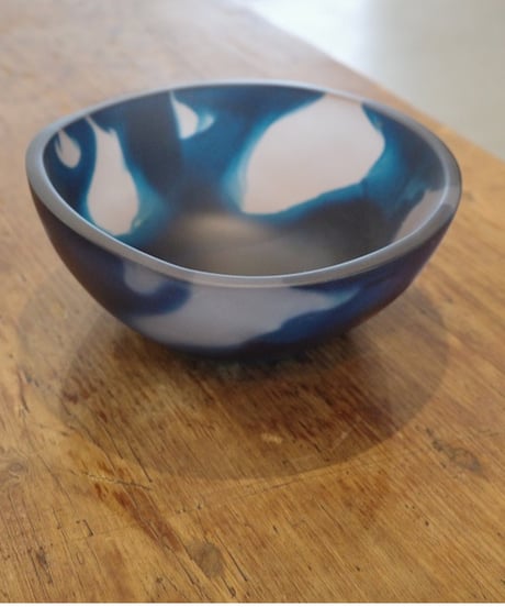 charrita "Bowl mancha azul"