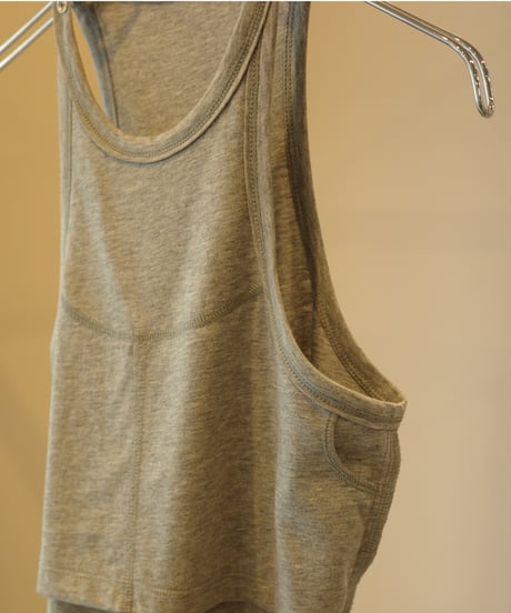 JUN MIKAMI "アメスリタンク" white / gray / black