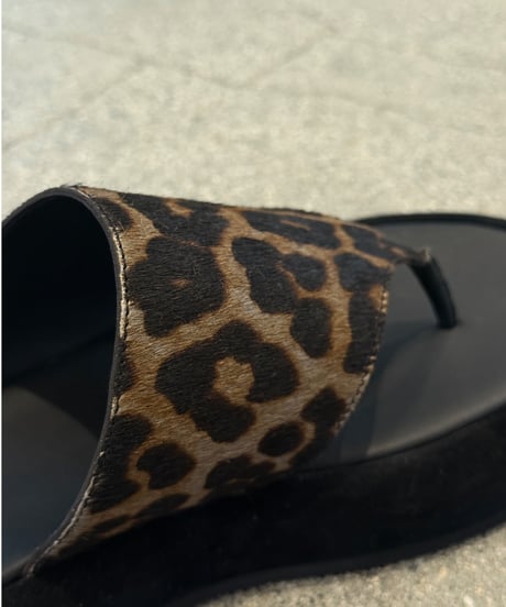purpred　サンダル / leopard