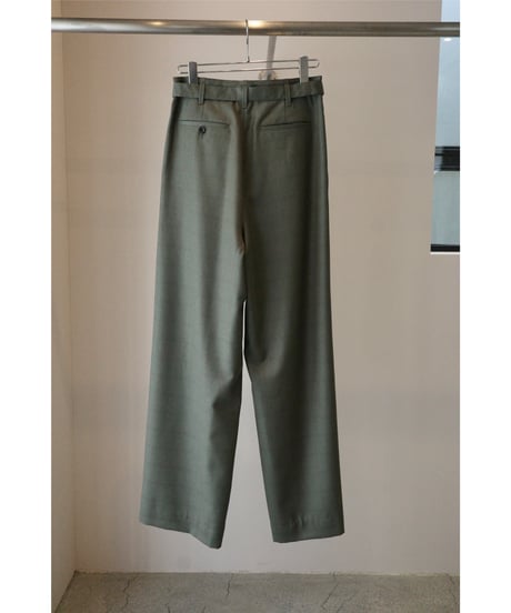 MARGE "Wool sequin-embellished belted trousers"