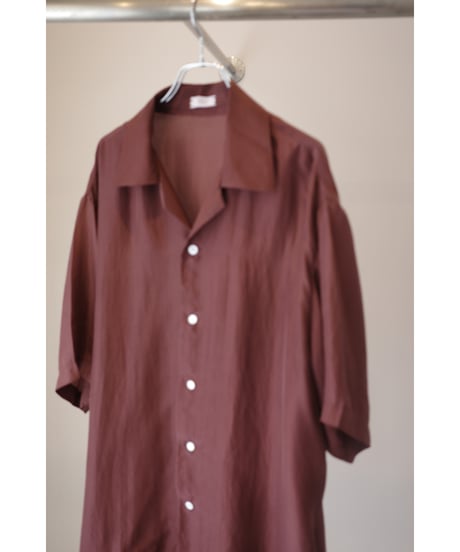 TOO "SEEM" shirt / brown  Tou exclusive