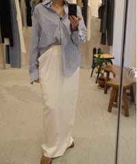 MARGE   "West tuck drape maxi skirt"