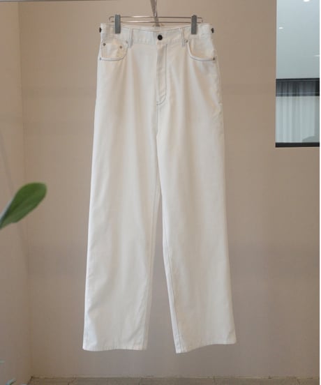 JUN MIKAMI "デニムパンツ”white  / M
