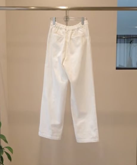 TOO pants "BACKY" white