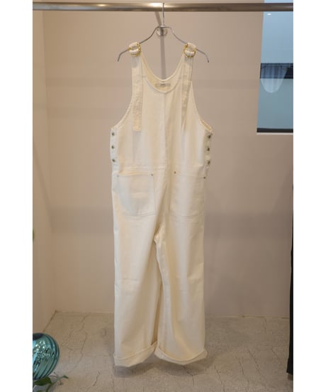 pelleq "denim dungarees" natural / black