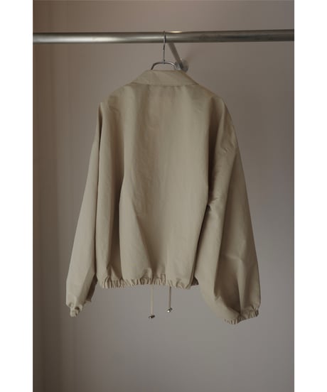 MARGE "High-Count floral motif blouson" beige