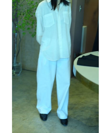 TOO pants "BACKY" white