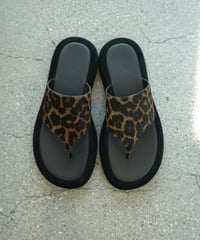 purpred　サンダル / leopard