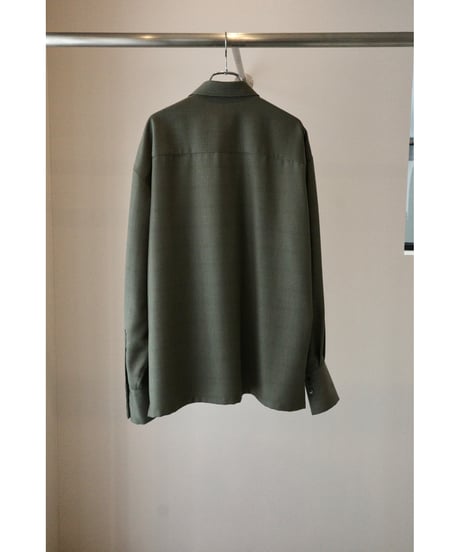 MARGE "Wool sequin-embellished shirt"