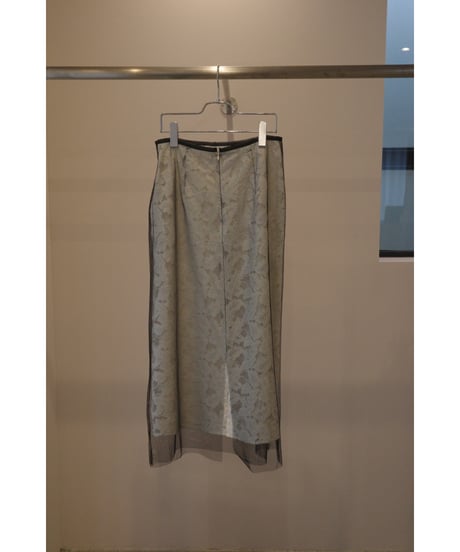 MARGE "Lace layered skirt" black
