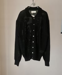 Ernie Palo "Knit Cardigan"  black / 46