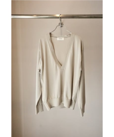 Ernie Palo "V-neck Knit" beige / 44
