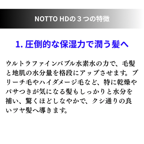 NOTTO HD No.2 トリートメント 300g【オンライン・正規品】ノット（クーポン利用不可）