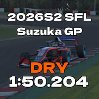 iRacing 2026S2 SFL Week12 Suzuka GP 17Laps Fuel