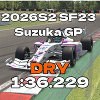 iRacing 26S2 SF23 Week10 Suzuka GP Dry