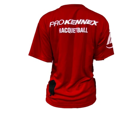 【5000円以上送料無料】プロケネックス　半袖シャツ　赤　速乾素材　S/M/L/LL/LLL