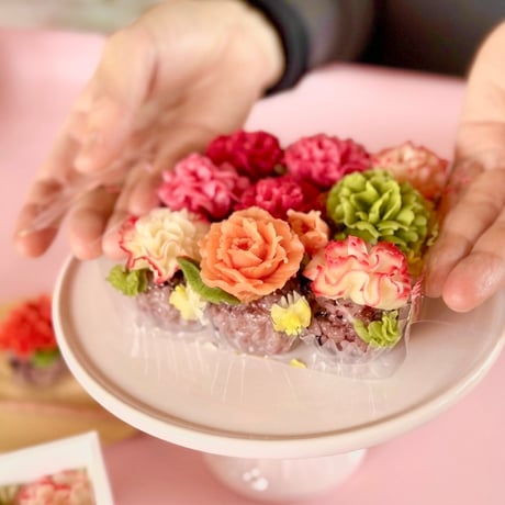 【母の日限定販売】あんこのお花箱（おはぎ）　by雪華