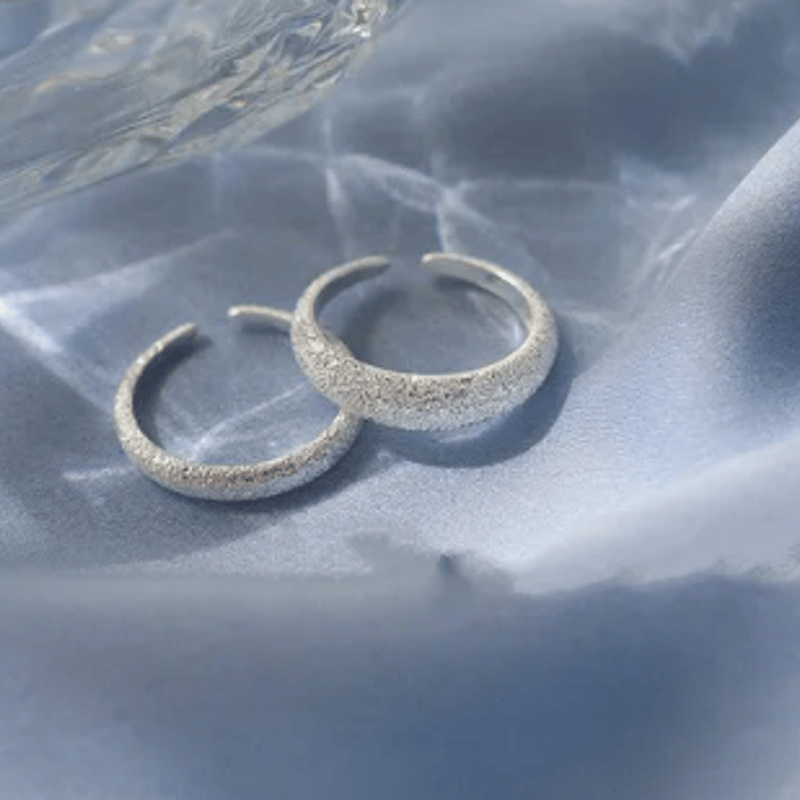 MR13】キラキラ スターダスト メッシュリング／SV925 | minimini Jewelry