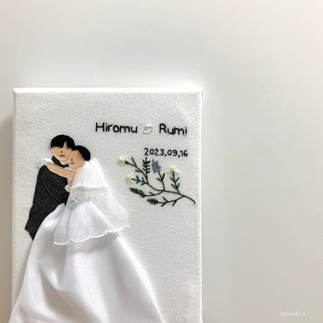 custom ファブリック刺繍ボード