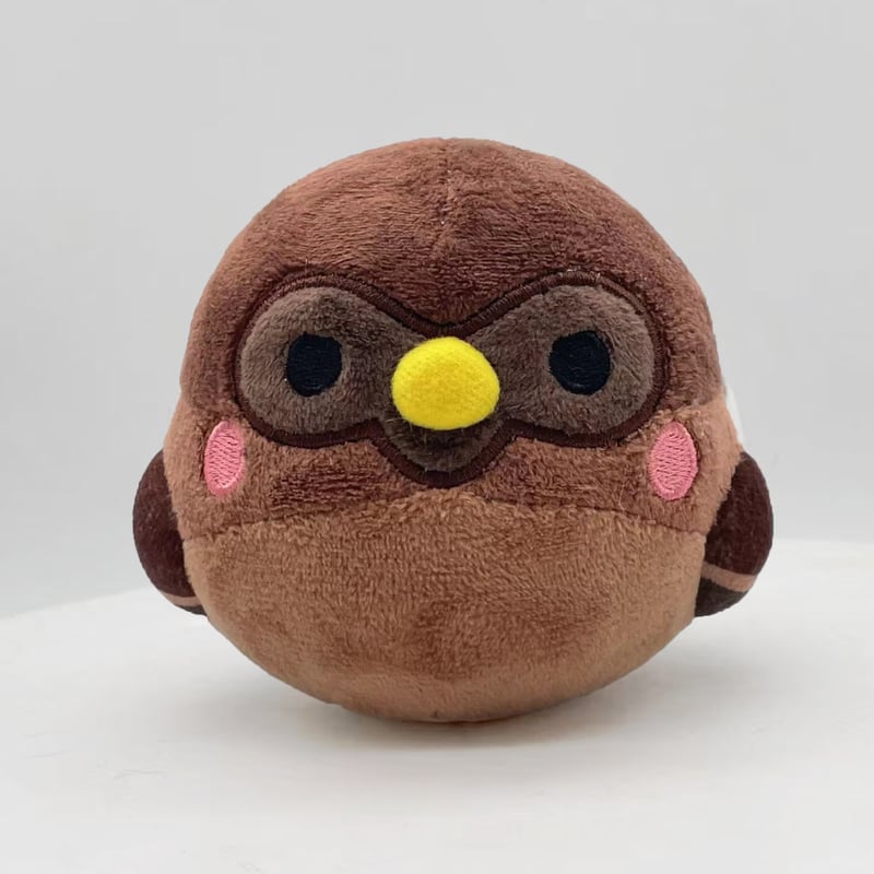 ちゅん(黒) ぬいぐるみ | すずめのちゅんSTORE