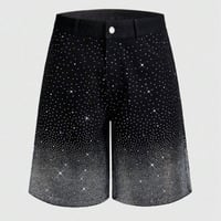 Rhinestone Denim Shorts