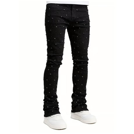 Rhinestone Denim Skinny
