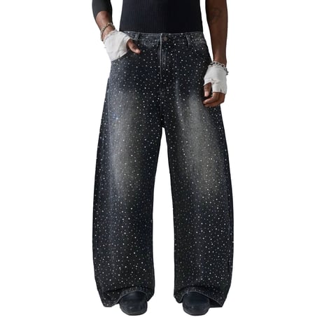 Rhinestone Denim