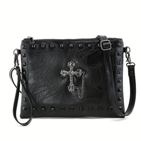 Leather Cross Design Bag
