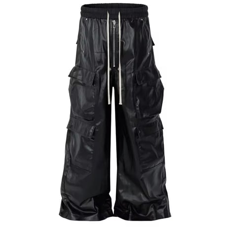 leather cargo pants