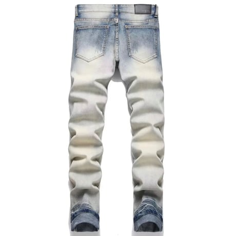 clash denim skinny