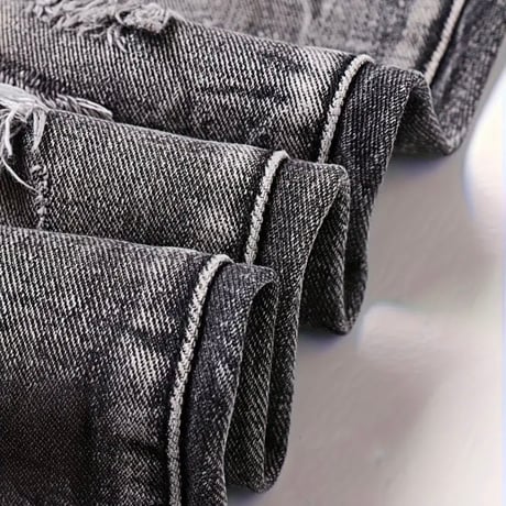 clash denim skinny