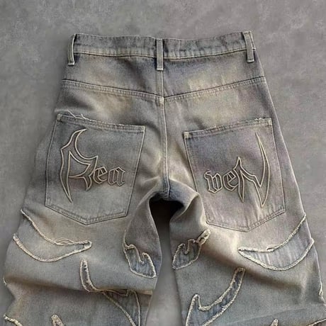 wide design denim