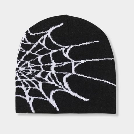 spider web beanie