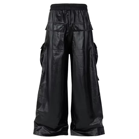 leather cargo pants