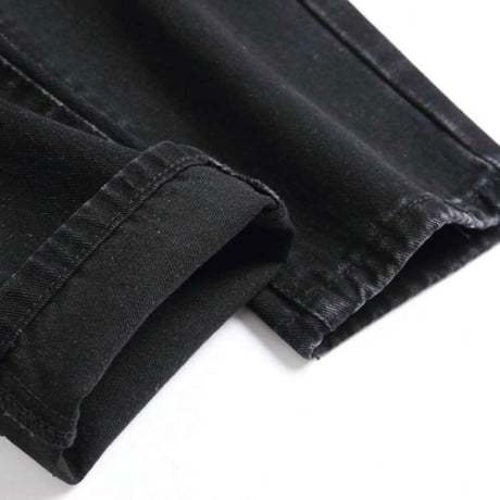 clash denim skinny
