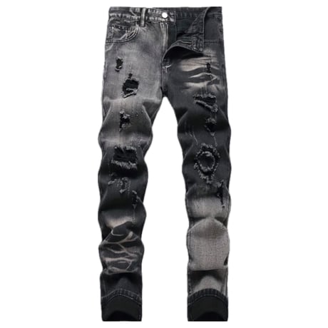 clash denim skinny