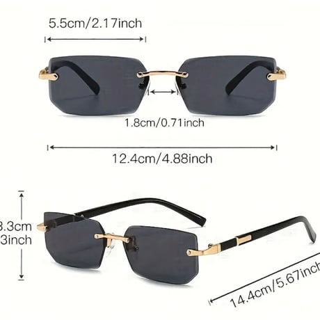 Rimless Sunglasses