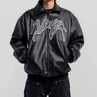 Design Leather Blouson