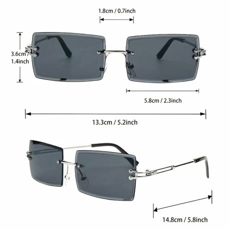 Rimless Sunglasses
