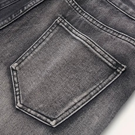 clash denim skinny