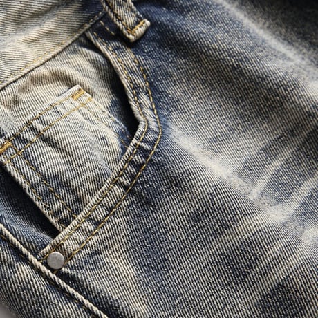 clash denim skinny