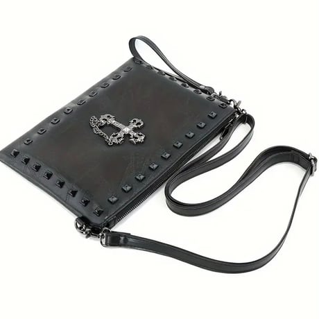 Leather Cross Design Bag