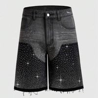 Rhinestone Denim Shorts