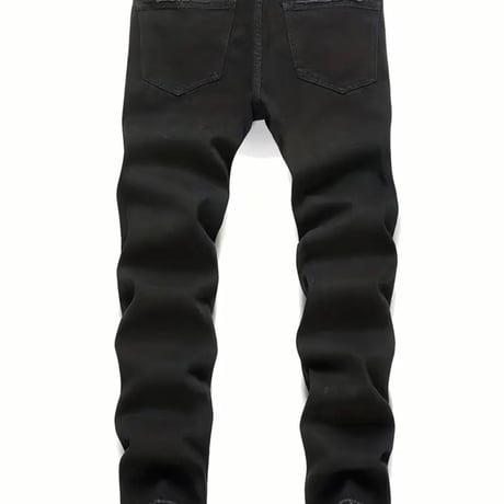 clash denim skinny