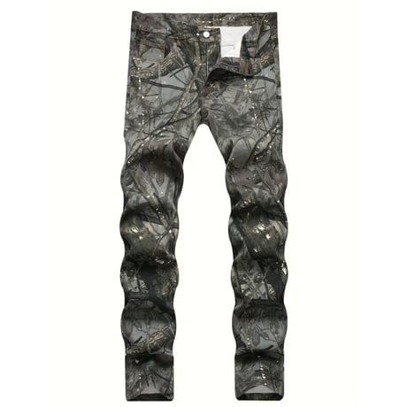 clash denim skinny