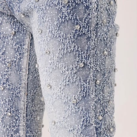 Rhinestone Denim Skinny